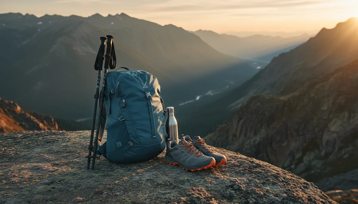 Randonnée à la journée : checklist du matériel léger (6-8 kg)